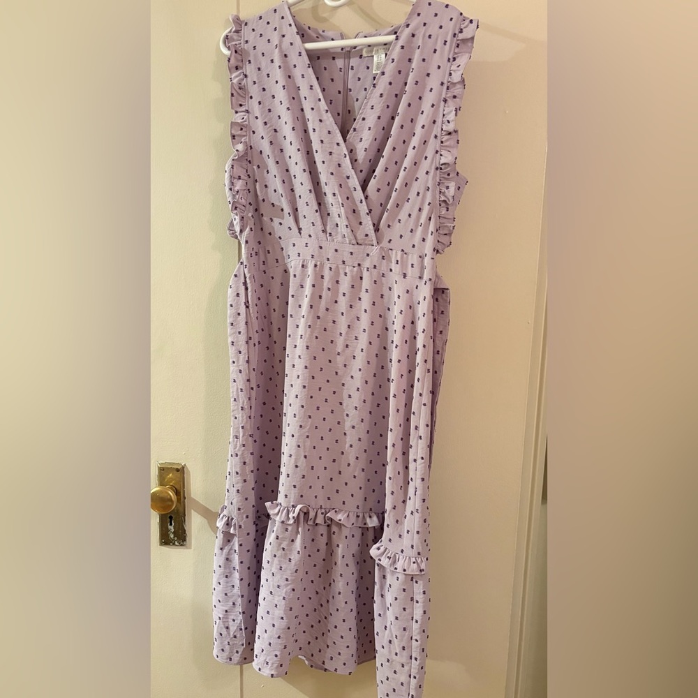 London Times Lavender Maxi Dress